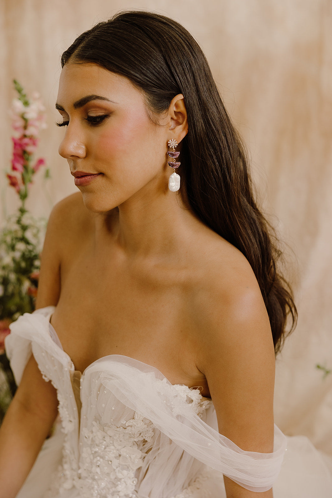Poppy Pearl Earrings - Wander + Lust Jewelry
