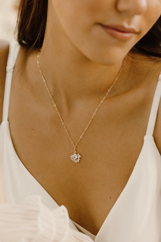 Lily Crystal Necklace