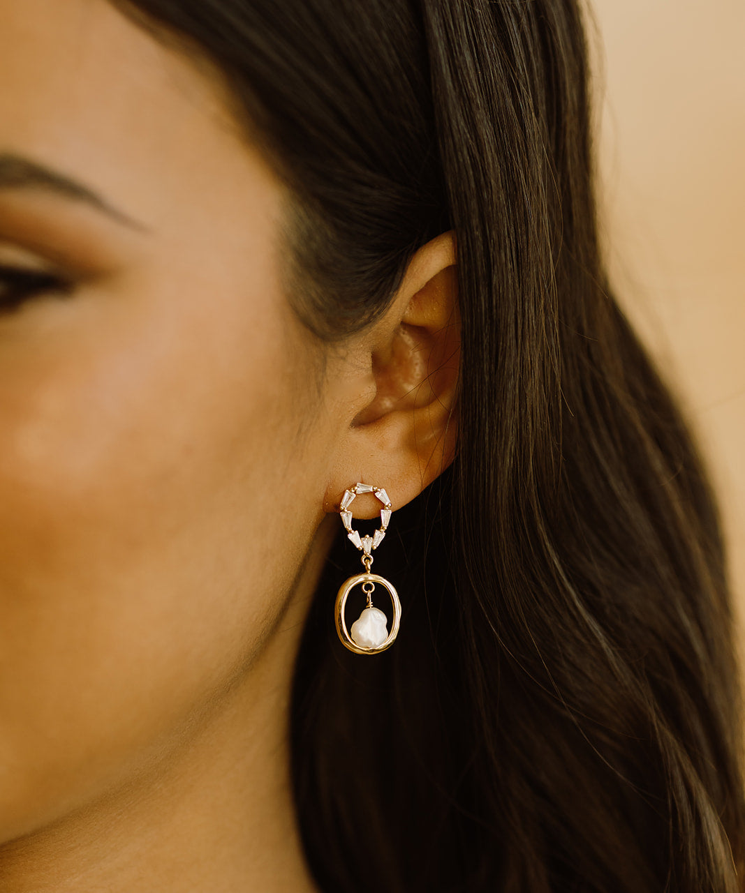 Cassie Pearl Drop Earrings - Wander + Lust Jewelry