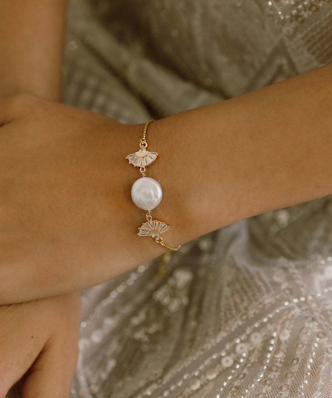 Greta Pearl Bracelet - Wander + Lust Jewelry