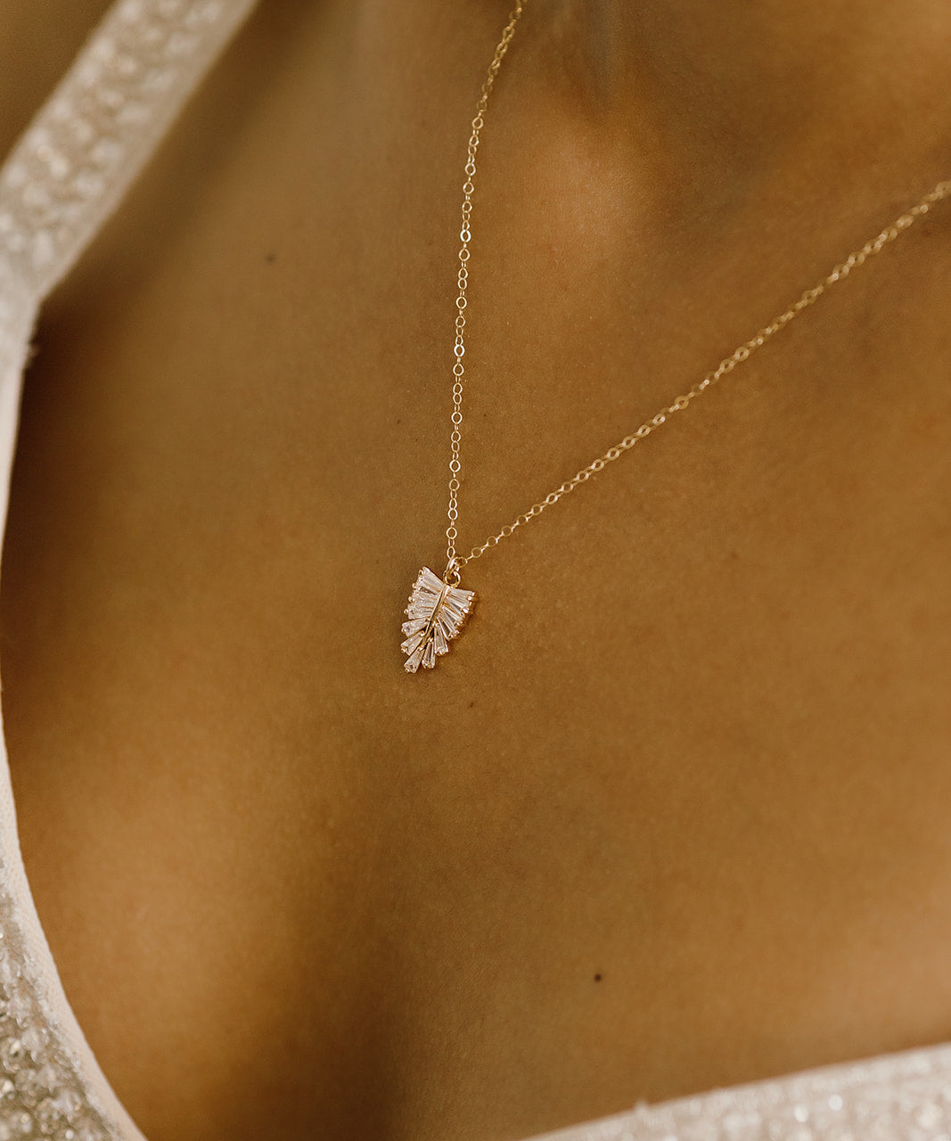 Beverly Leaf Necklace - Wander + Lust Jewelry