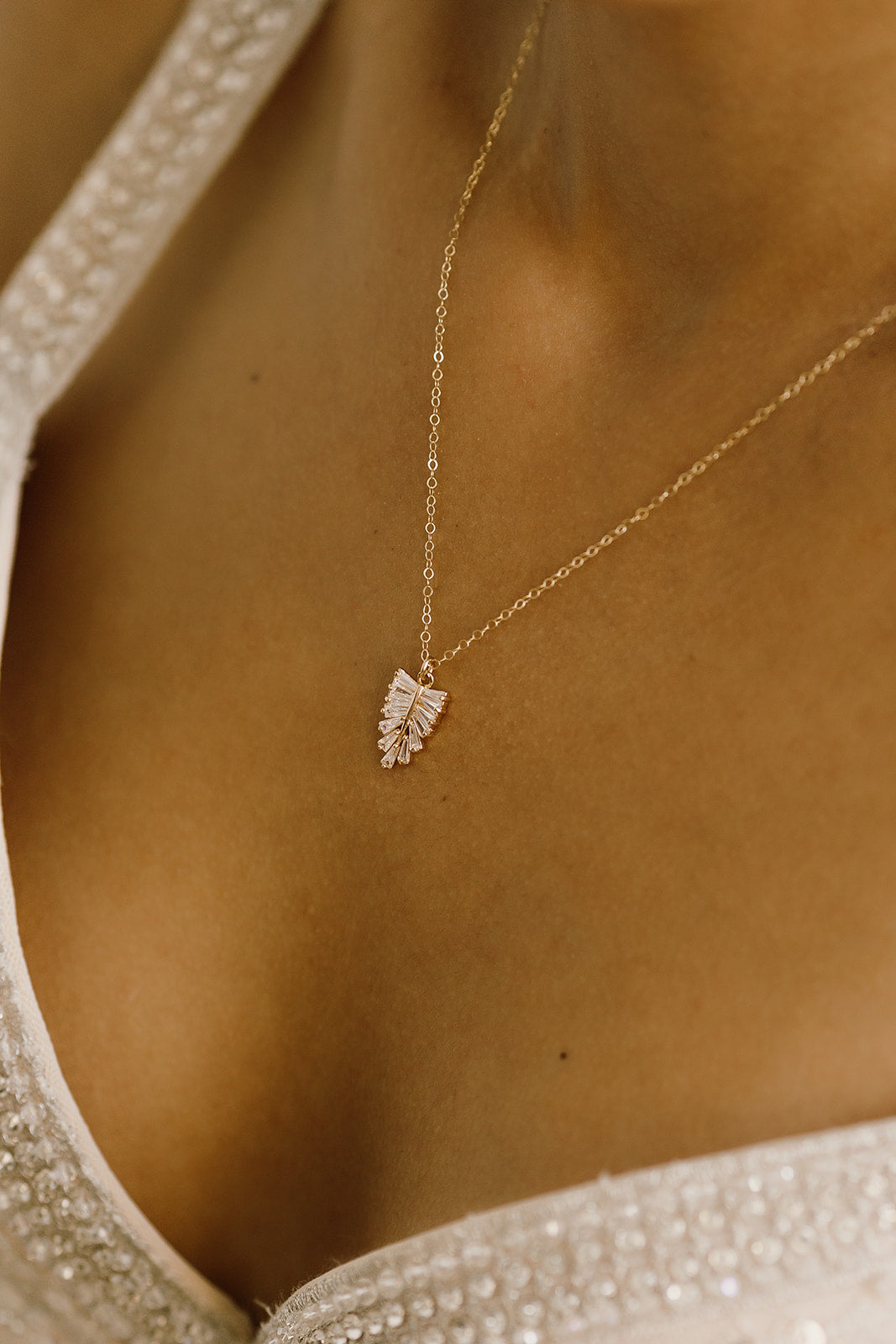 Beverly Leaf Necklace - Wander + Lust Jewelry