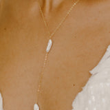 Kiara Pearl Y Necklace - Wander + Lust Jewelry