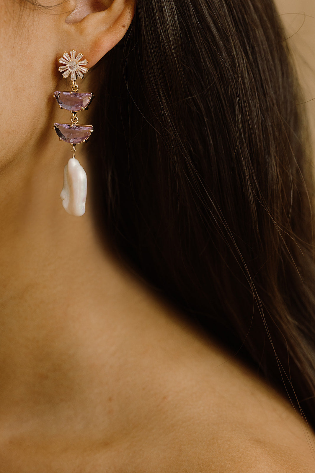 Poppy Pearl Earrings - Wander + Lust Jewelry