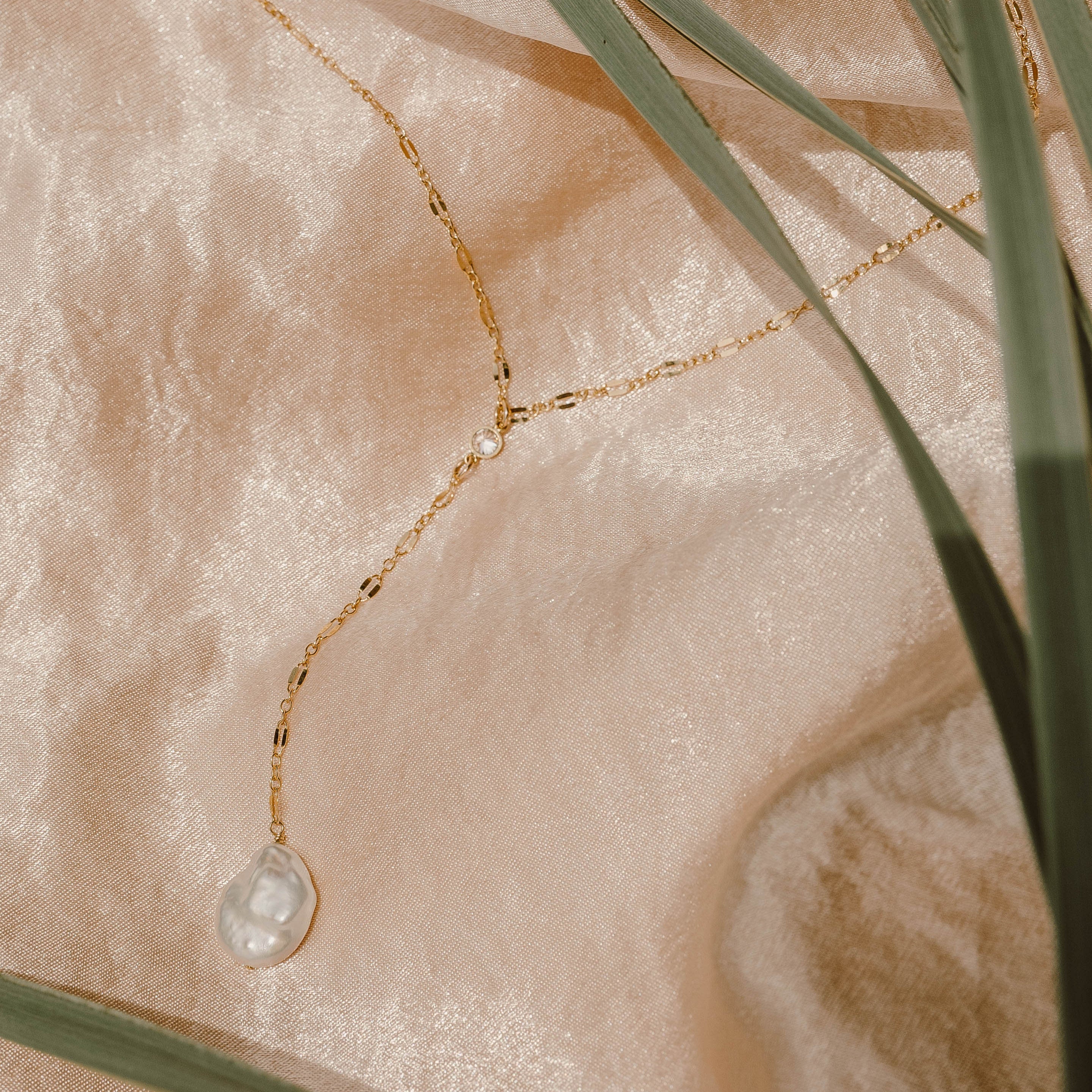 Corrine Pearl Necklace - Wander + Lust Jewelry