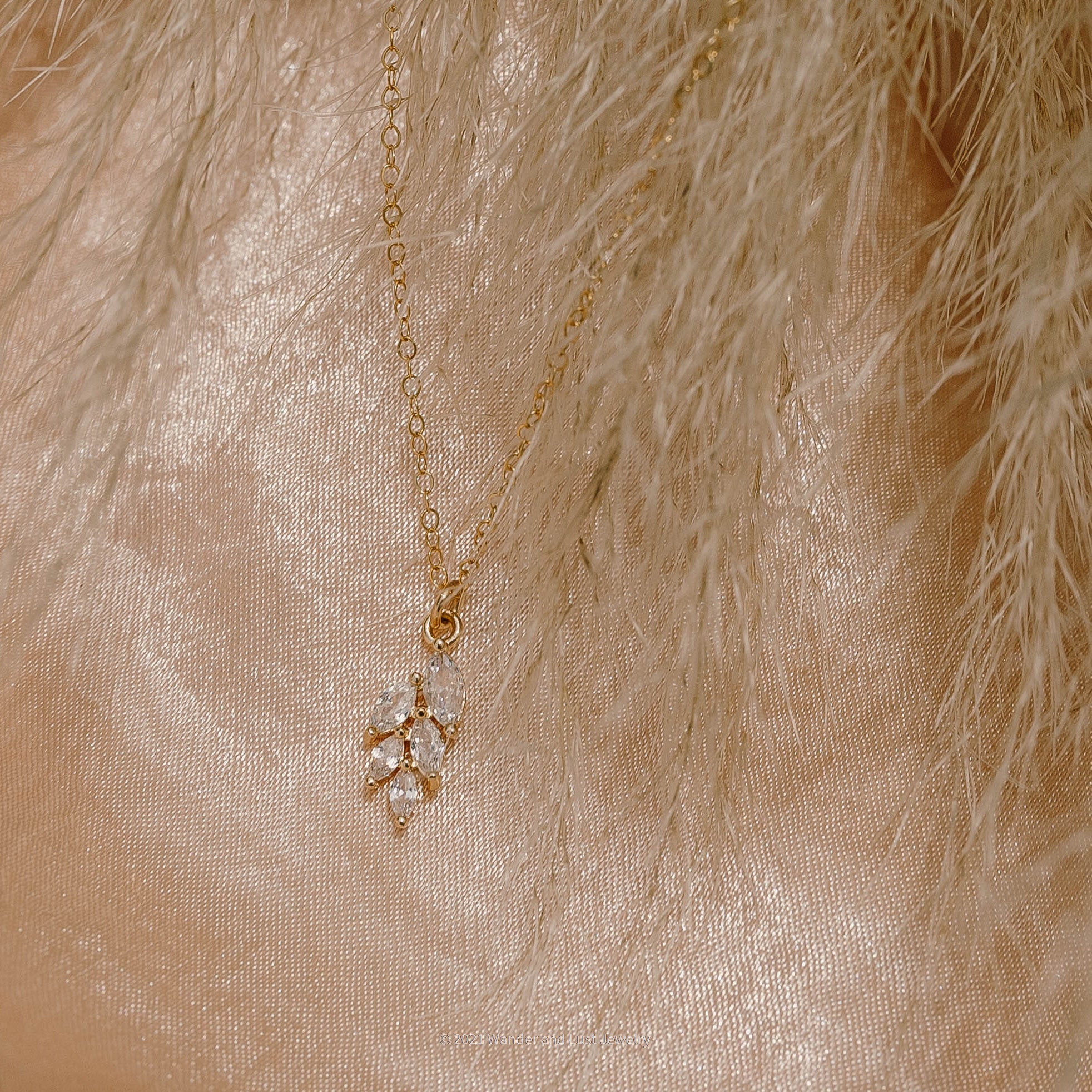 Kelly Leaf Necklace - Wander + Lust Jewelry