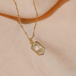 Ember Moonstone Necklace - Wander + Lust Jewelry