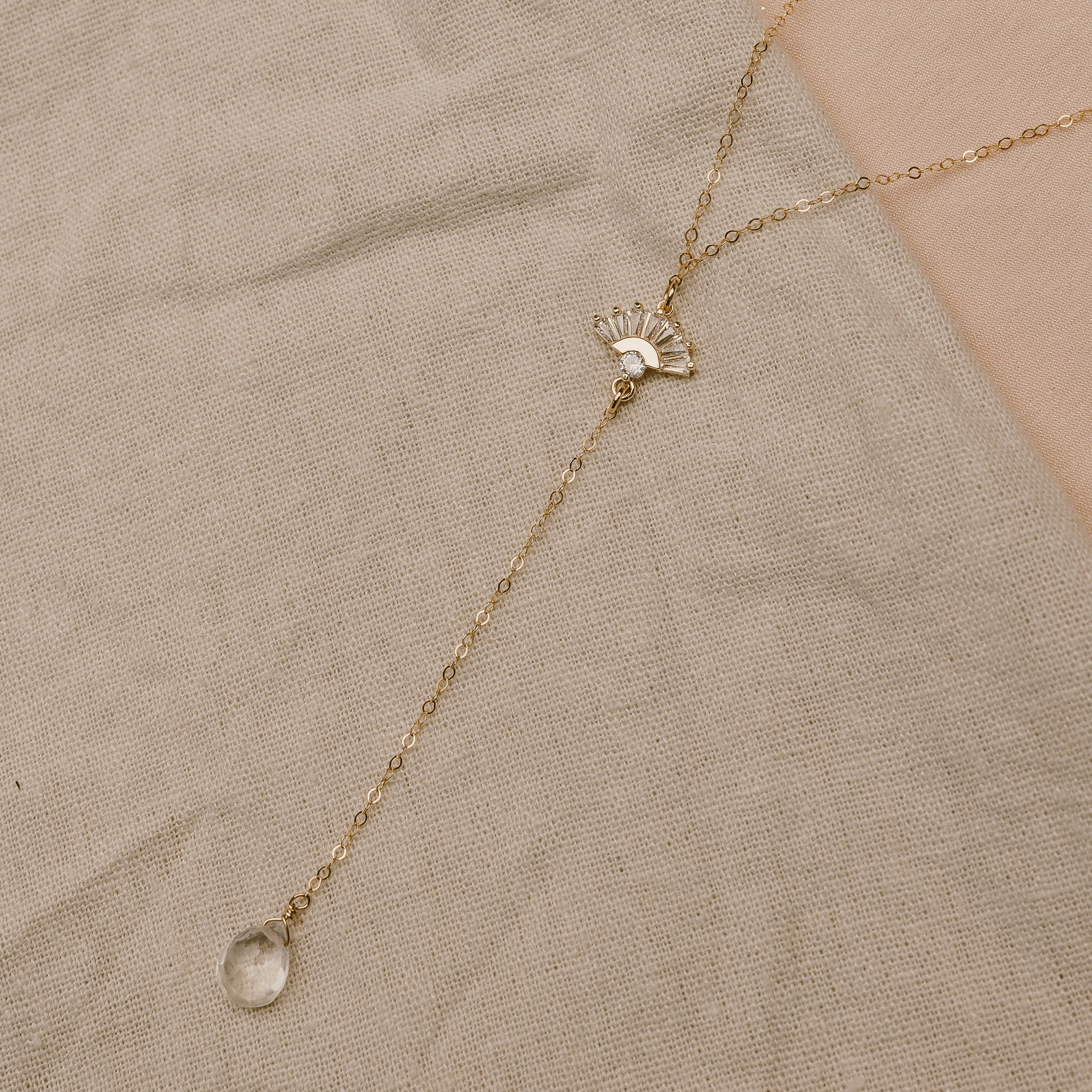 Clarissa Y Necklace - Wander + Lust Jewelry
