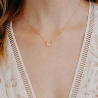 November Birthstone Necklace, Necklace, - Wander + Lust Jewelry