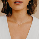 Ophelia Opal Necklace, Necklace, - Wander + Lust Jewelry