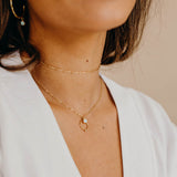 Ophelia Opal Necklace, Necklace, - Wander + Lust Jewelry