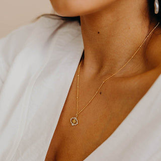 Greek Evil Eye Necklace, Necklace, - Wander + Lust Jewelry