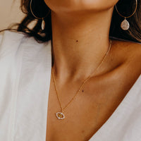 Greek Evil Eye Necklace, Necklace, - Wander + Lust Jewelry