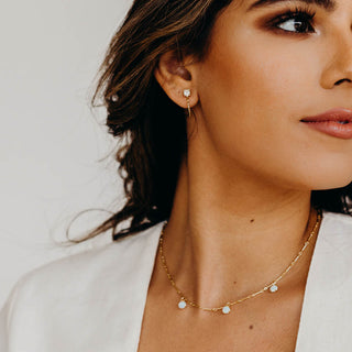Serafina Opal Necklace, Necklace, - Wander + Lust Jewelry