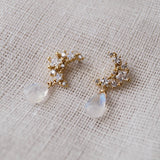 Selene Moon Earrings, Earrings, - Wander + Lust Jewelry