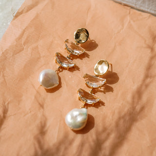 WREN Freshwater Pearl Earrings