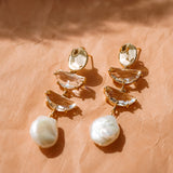 WREN Freshwater Pearl Earrings - Wander + Lust Jewelry