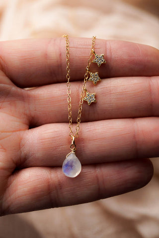 Selene Galaxy Necklace, Necklace, - Wander + Lust Jewelry
