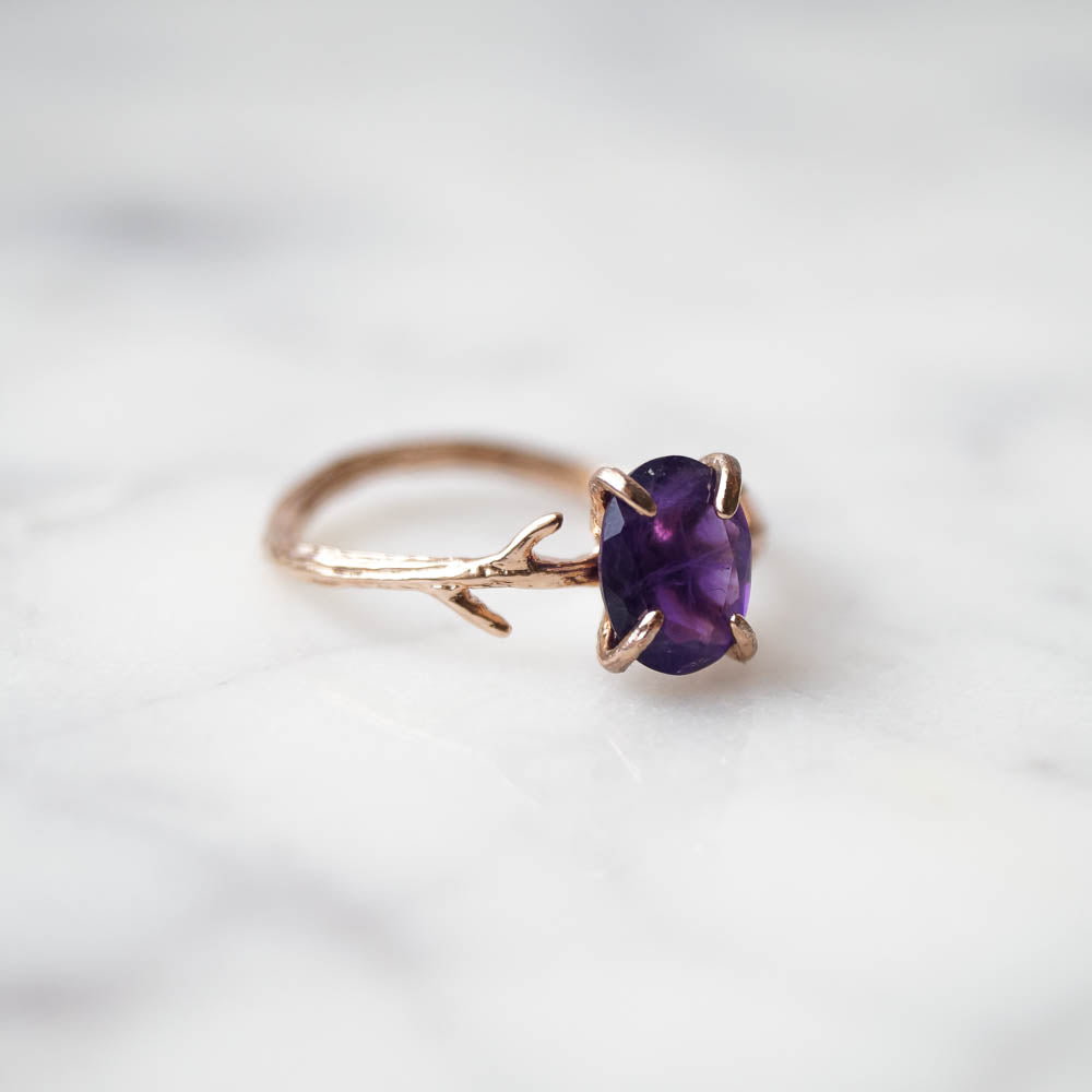 Amethyst Ring, Ring, - Wander + Lust Jewelry