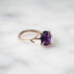 Amethyst Ring, Ring, - Wander + Lust Jewelry