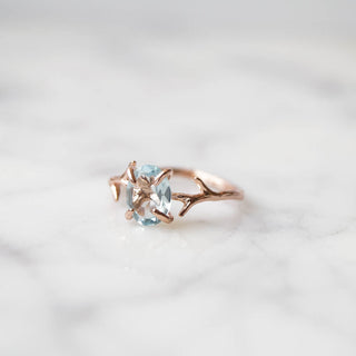Aquamarine Ring, Ring, - Wander + Lust Jewelry