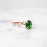 Emerald Green Ring, Ring, - Wander + Lust Jewelry