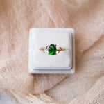 Emerald Green Ring, Ring, - Wander + Lust Jewelry