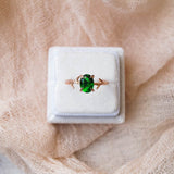 Emerald Green Ring, Ring, - Wander + Lust Jewelry