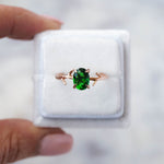 Emerald Green Ring, Ring, - Wander + Lust Jewelry