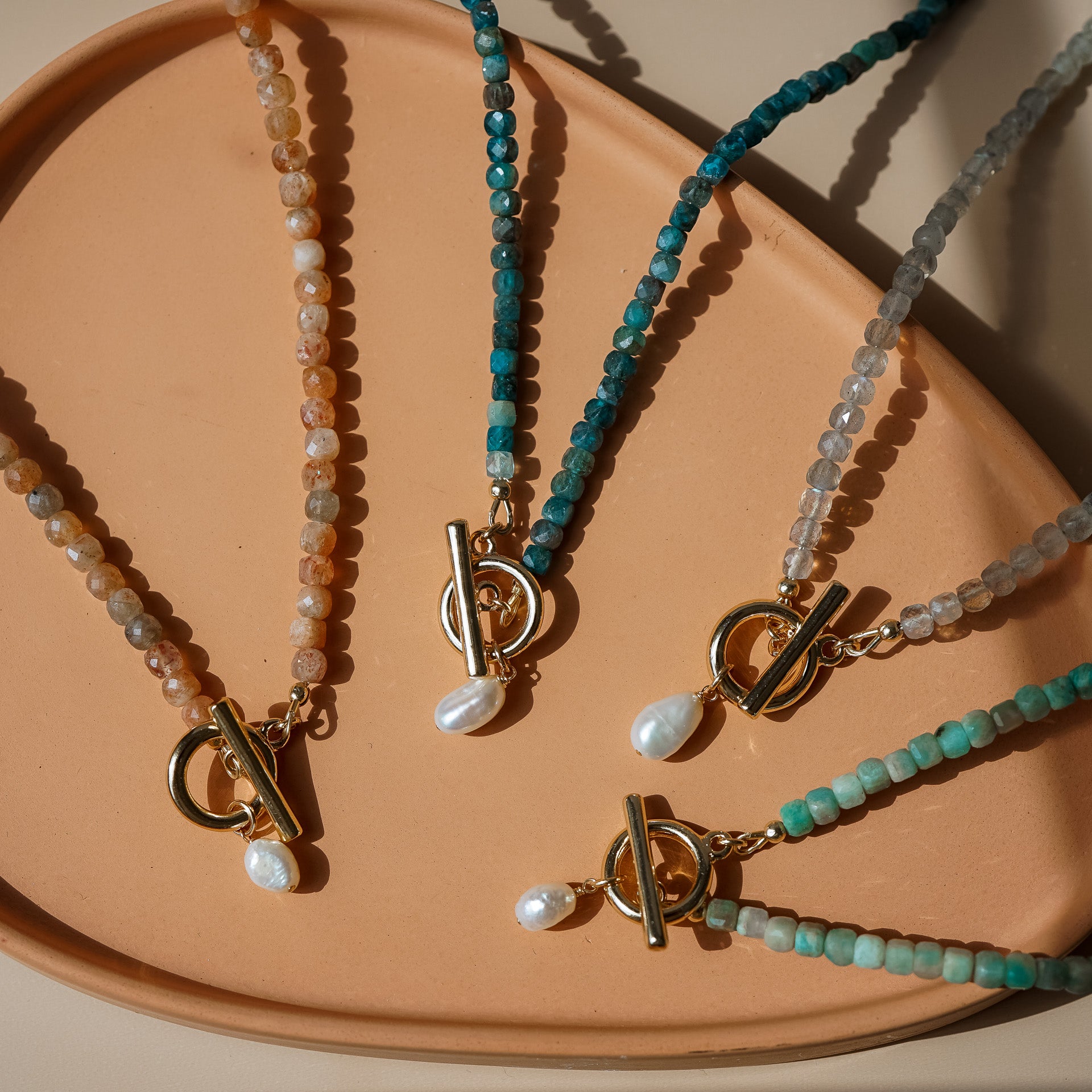 Malia Gemstone Necklace - Wander + Lust Jewelry