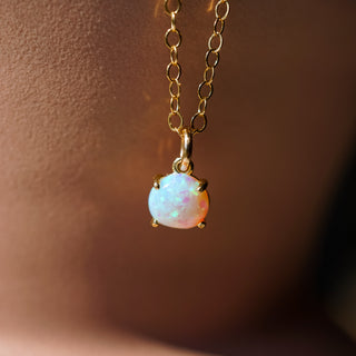 Opal Lover's Necklace and Earrings Set