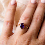 Amethyst Ring, Ring, - Wander + Lust Jewelry