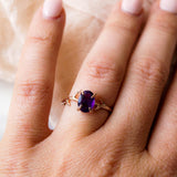 Amethyst Ring, Ring, - Wander + Lust Jewelry