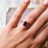 Amethyst Ring, Ring, - Wander + Lust Jewelry