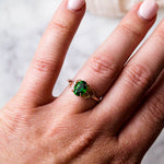 Emerald Green Ring, Ring, - Wander + Lust Jewelry