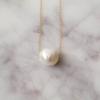 Kauai Ivory Pearl Necklace, Necklace, - Wander + Lust Jewelry