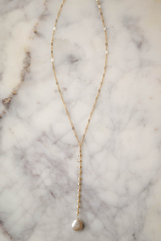 WINNIE Pearl Necklace, Necklace, - Wander + Lust Jewelry