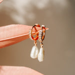 Delia Pearl Huggies - Wander + Lust Jewelry