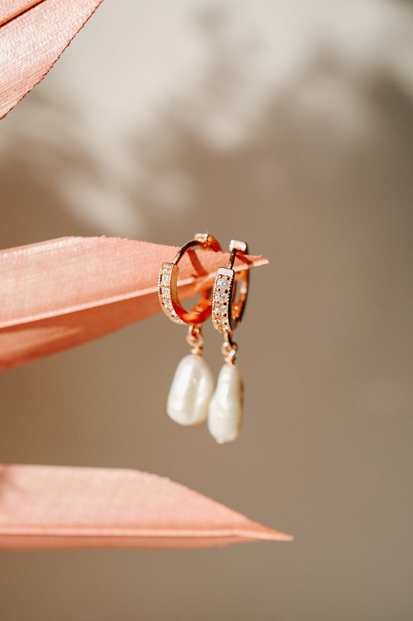 Delia Pearl Huggies - Wander + Lust Jewelry