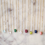 February Birthstone Necklace, Necklace, - Wander + Lust Jewelry