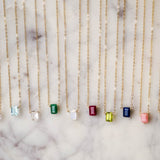 February Birthstone Necklace, Necklace, - Wander + Lust Jewelry