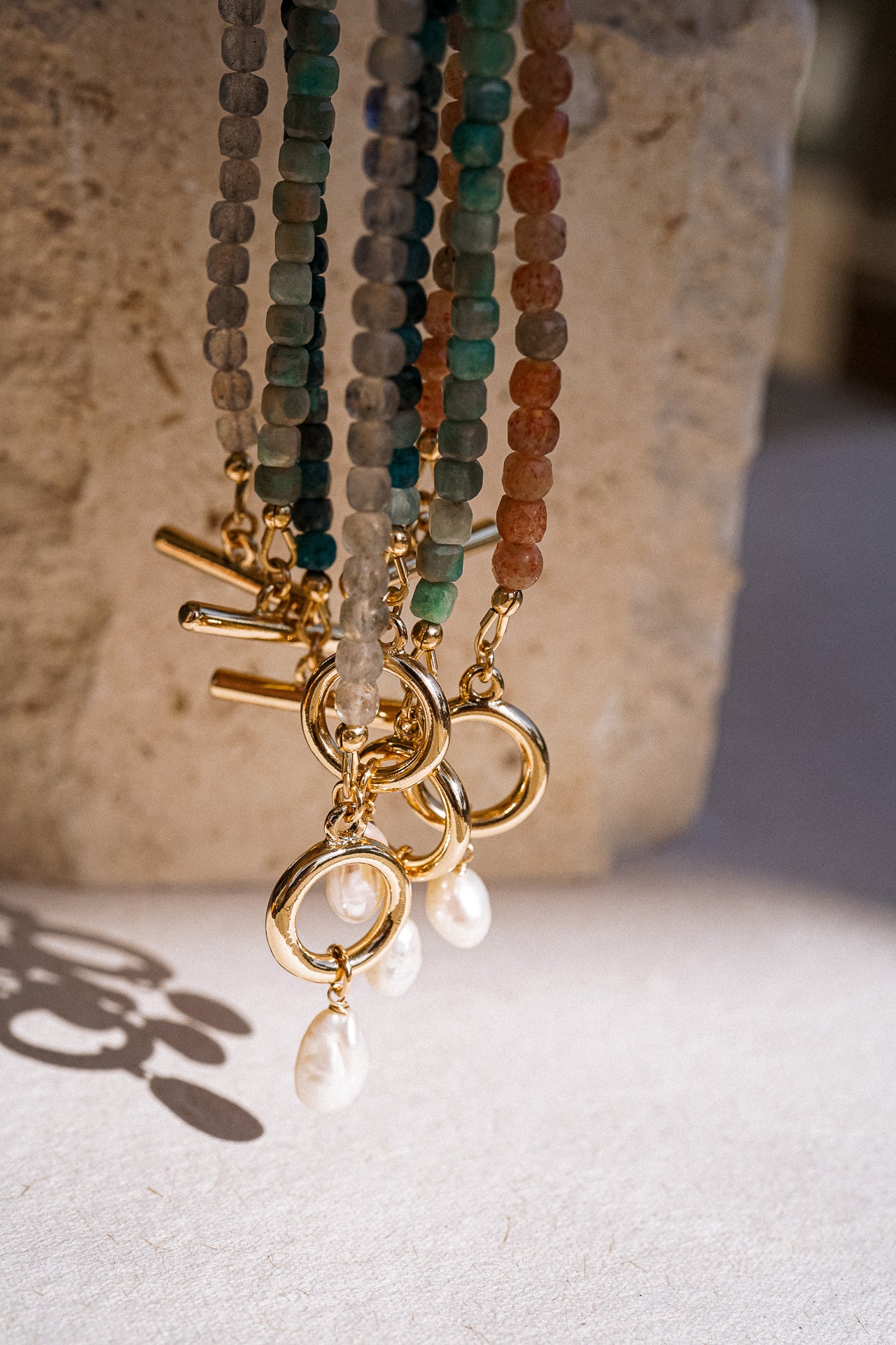 Malia Gemstone Necklace - Wander + Lust Jewelry