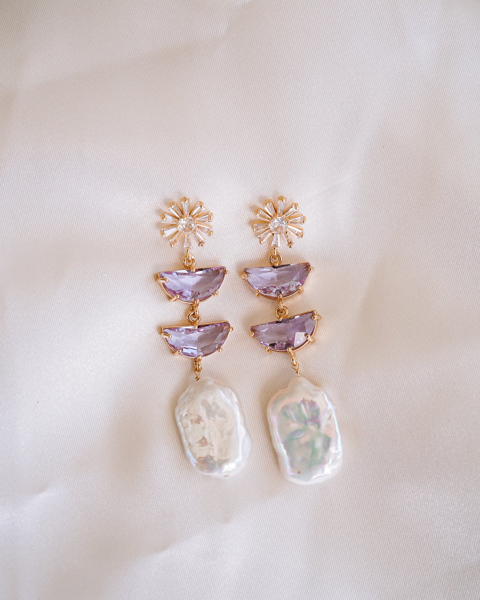 Poppy Pearl Earrings - Wander + Lust Jewelry