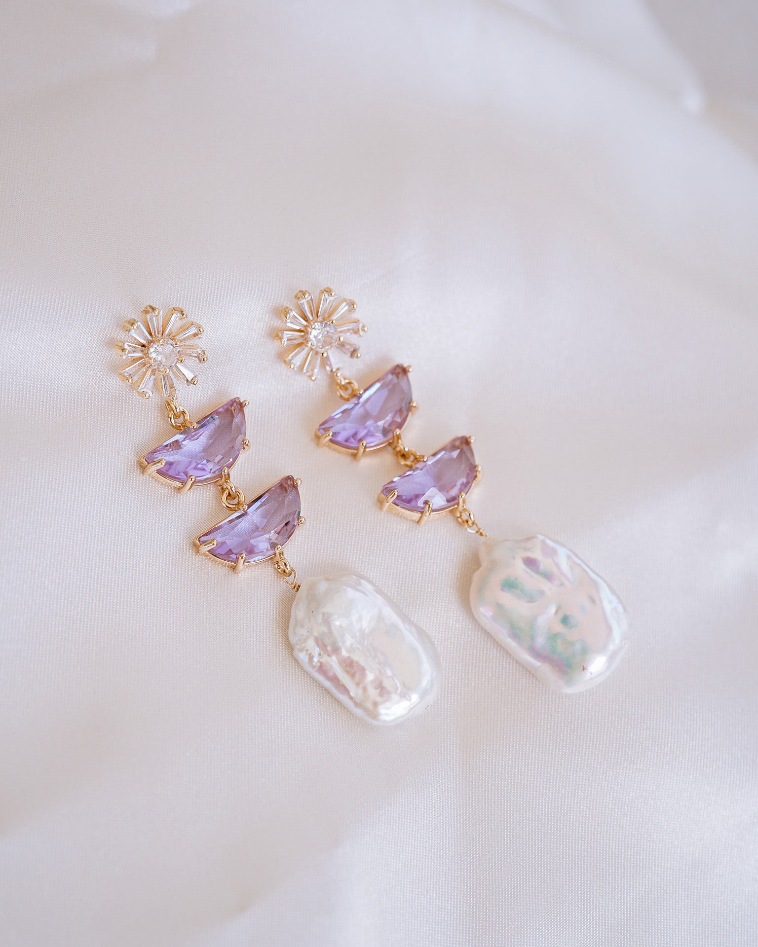 Poppy Pearl Earrings - Wander + Lust Jewelry