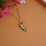 Beverly Leaf Necklace - Wander + Lust Jewelry