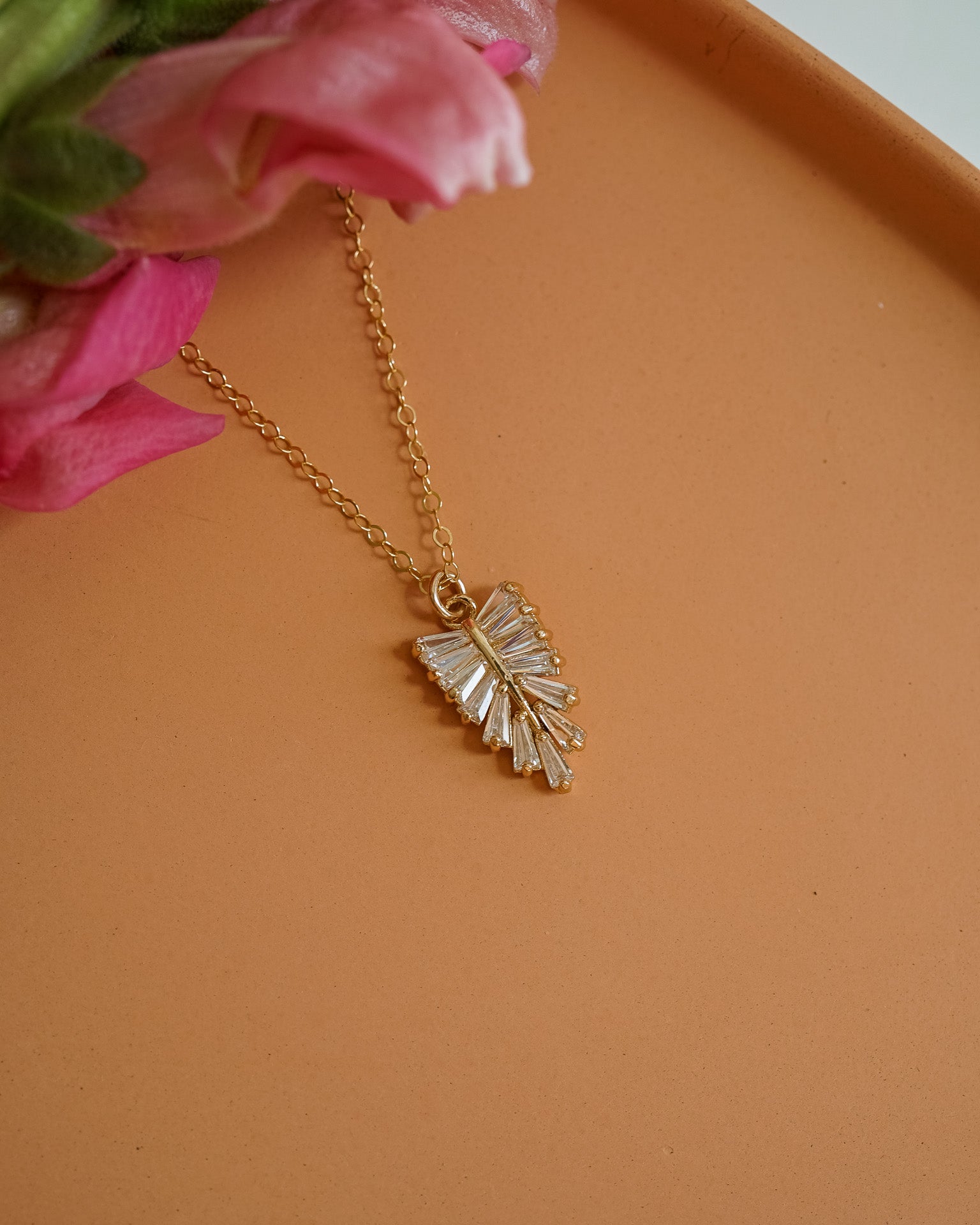 Beverly Leaf Necklace - Wander + Lust Jewelry