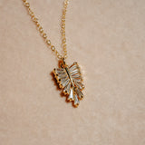 Beverly Leaf Necklace - Wander + Lust Jewelry