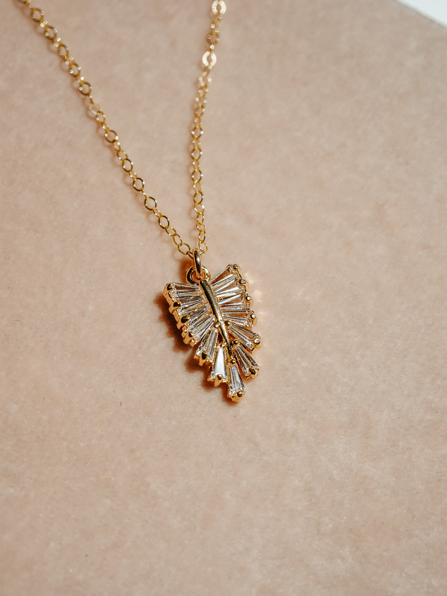Beverly Leaf Necklace - Wander + Lust Jewelry