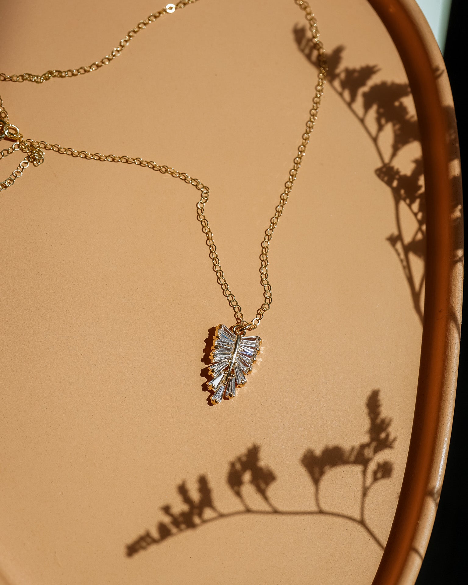 Beverly Leaf Necklace - Wander + Lust Jewelry