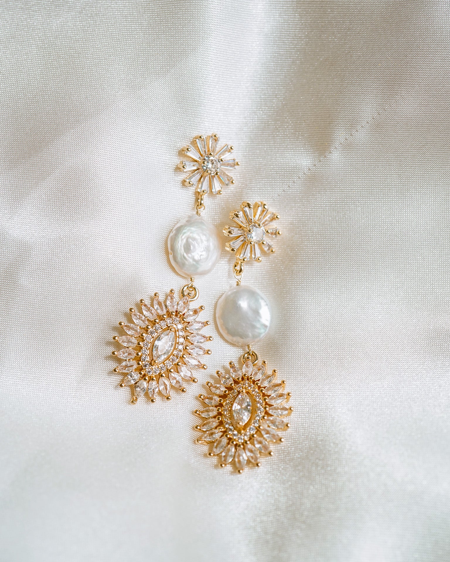 Greta Pearl Earrings - Wander + Lust Jewelry